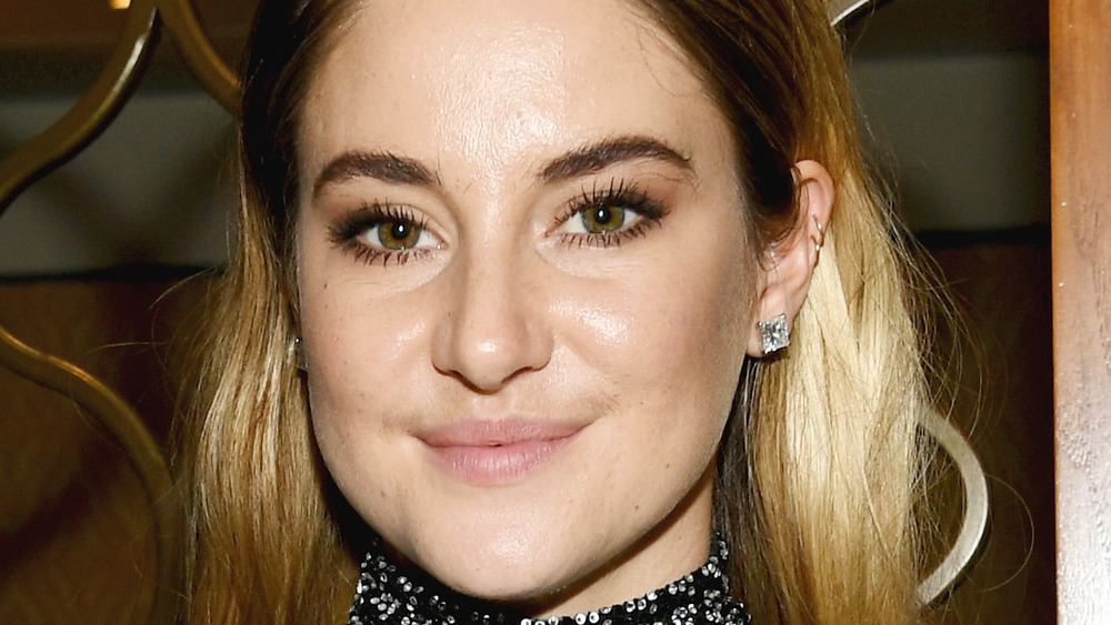 Shailene Woodley poses at an event