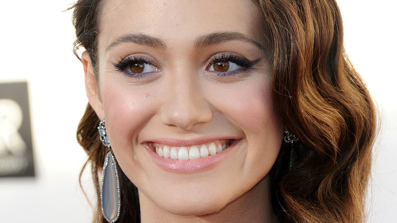 Emmy Rossum smiling