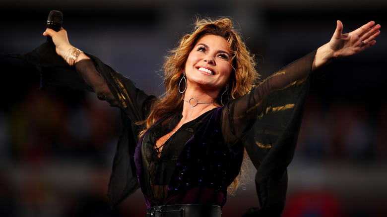 Shania Twain smiling