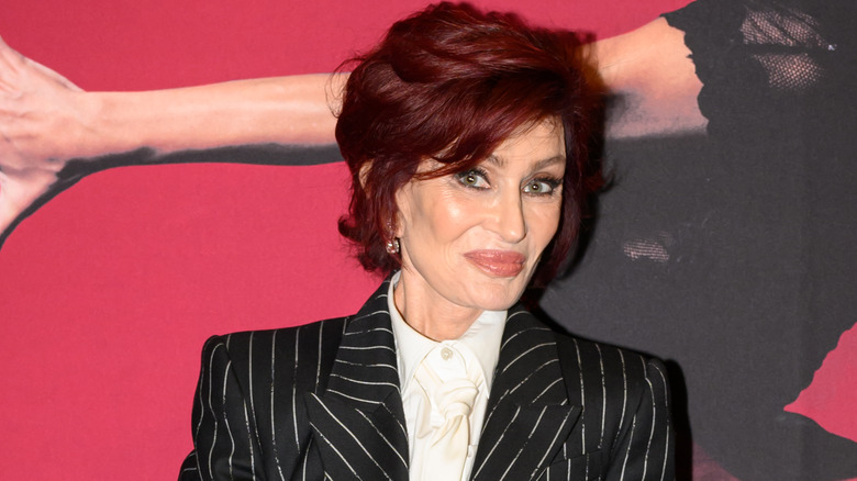 Sharon Osbourne smiling