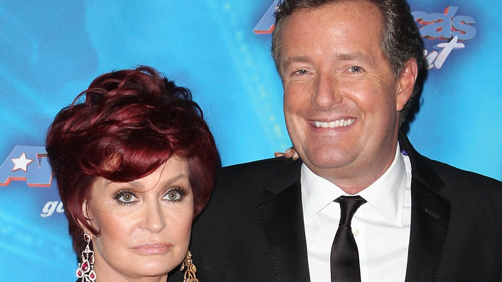 Sharon Osbourne and Piers Morgan