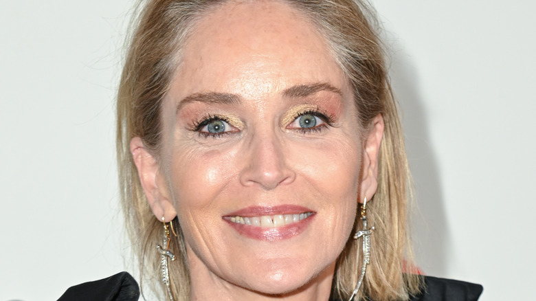 Sharon Stone smiling