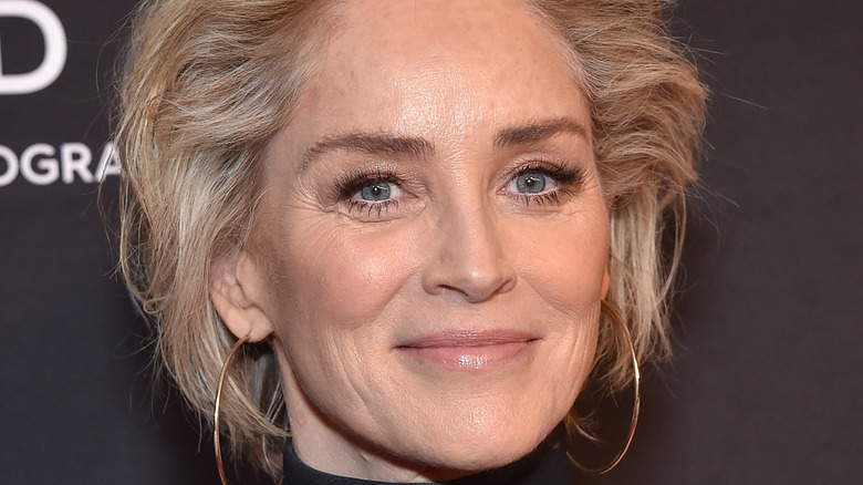 Sharon Stone on the red carpet
