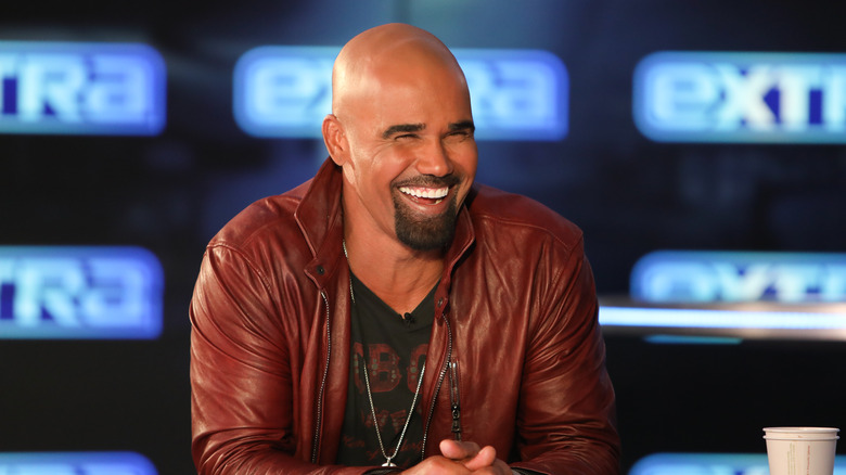 Shemar Moore smiling