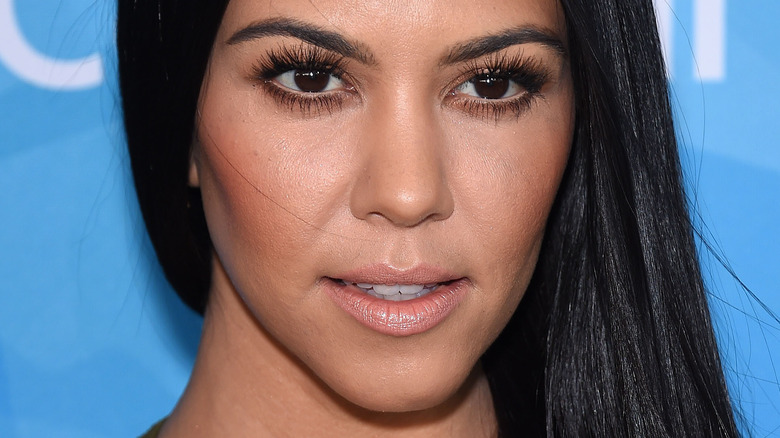 Kourtney Kardashian close-up