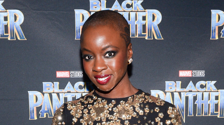 Danai Gurira with a short hairstyle