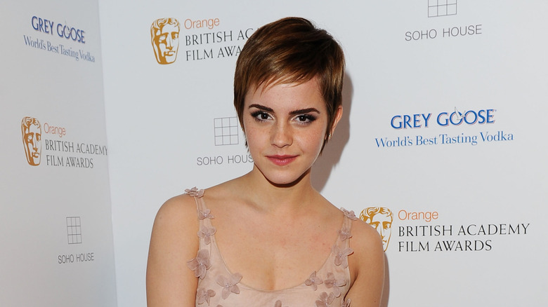 Emma Watson with a short hairstyle