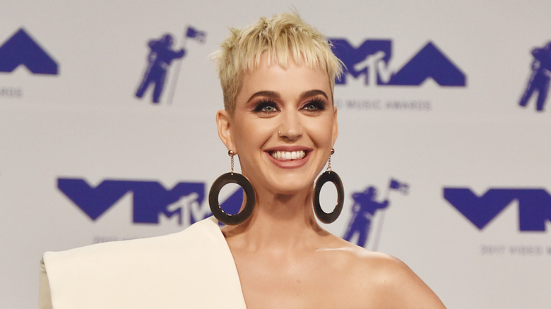Katy Perry with a short hairstyle