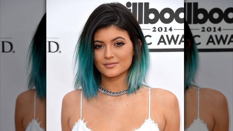 Kylie Jenner with a short hairstyle