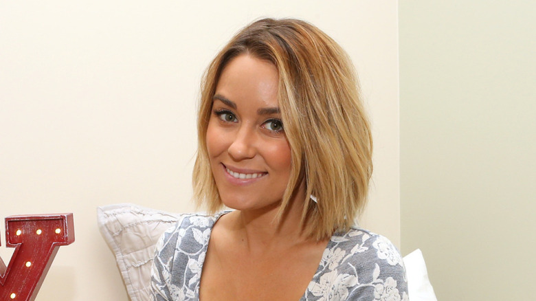 Lauren Conrad with a short hairstyle