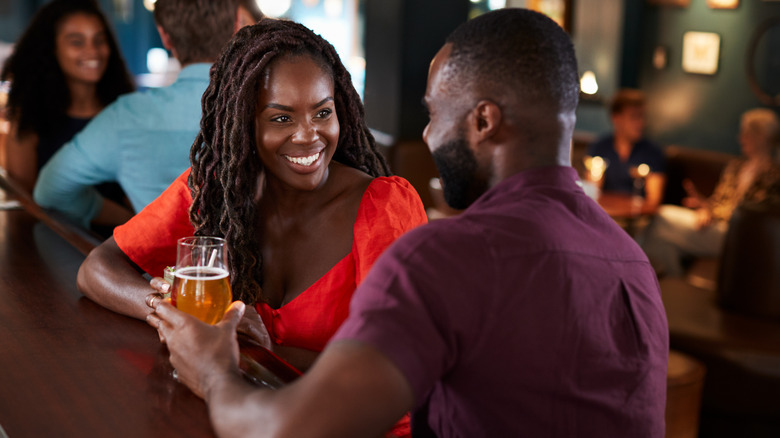 First Date at a bar 