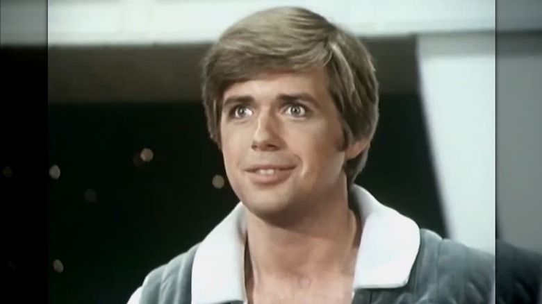 Ric Carrott smiling in "Space Academy" in 1977