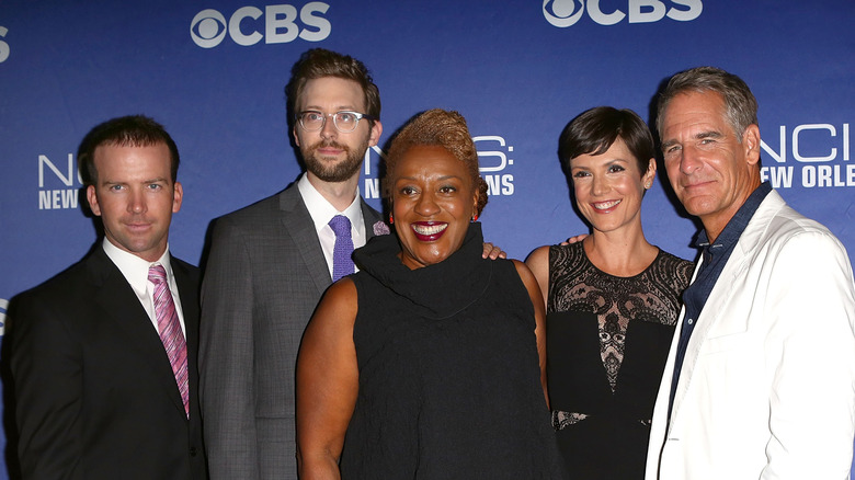 Cast of NCSI: New Orleans on red carpet