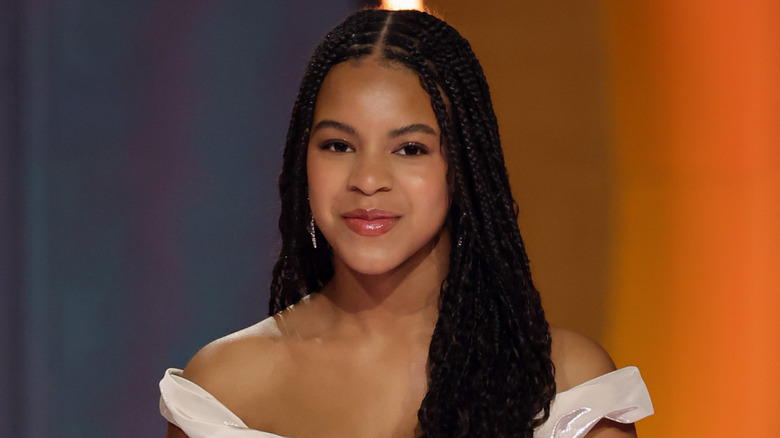 Blue Ivy Carter attends the Grammys in 2024