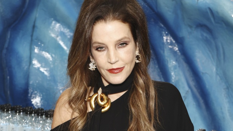 Lisa Marie Presley at the 2023 Golden Globe Awards