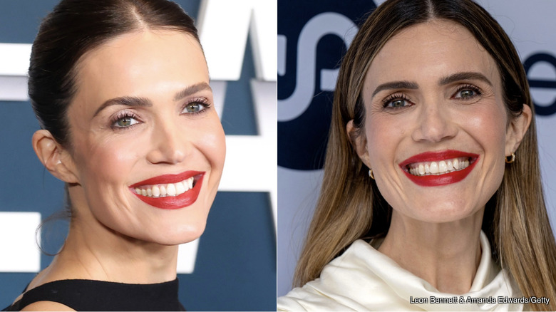 Mandy Moore in 2023 and September 2025