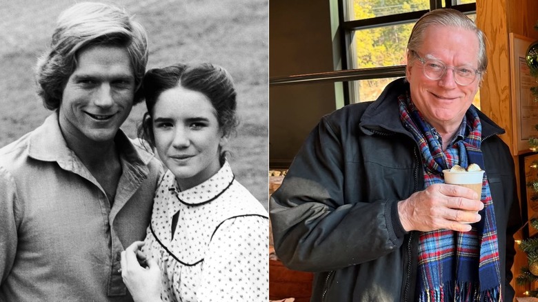 Dean Butler with Melissa Gilbert in "Little House on the Prairie" & Butler in 2025