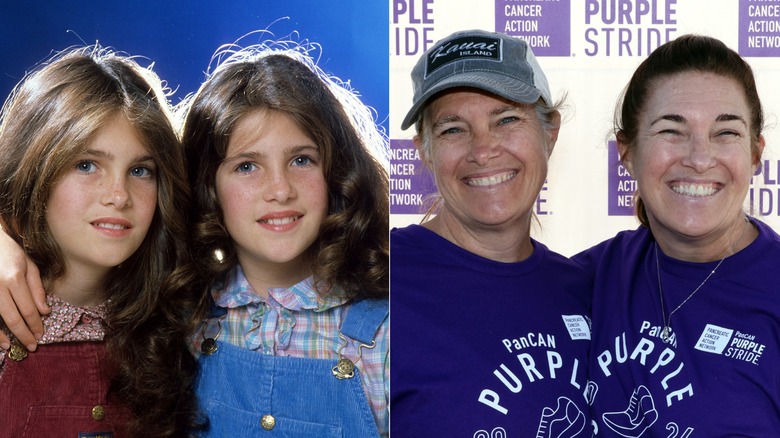 Composite image of Rachel Lindsay and Sidney Greenbush (who shared their "Little House" role) then vs. 2024