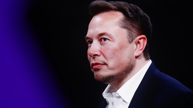 Elon Musk looking gaunt