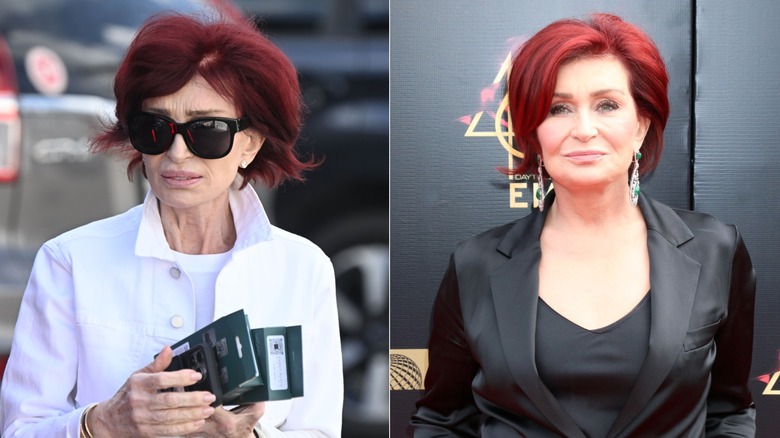 Sharon Osbourne photographed in California on April 2, 2025/Sharon Osbourne at the 2019 Daytime Emmy Awards