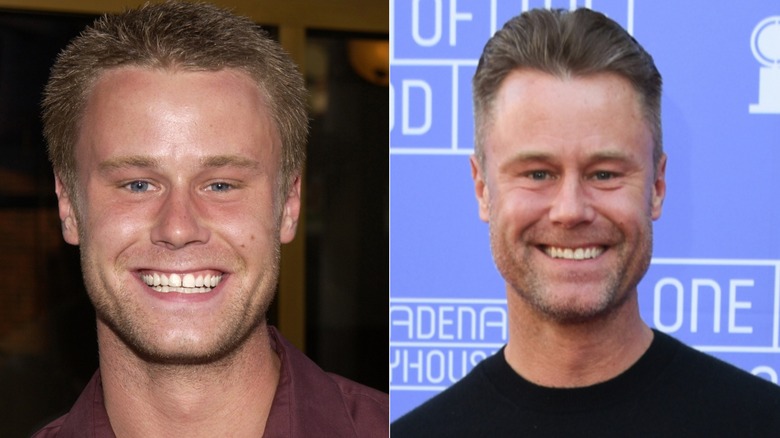 Eric Nenninger on the red carpet in 2003 and in 2024.