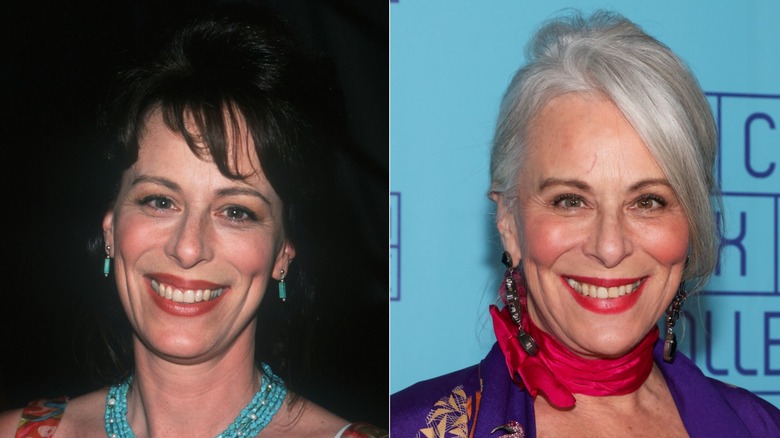 Jane Kaczmarek on red carpets in 2000 and in 2024.