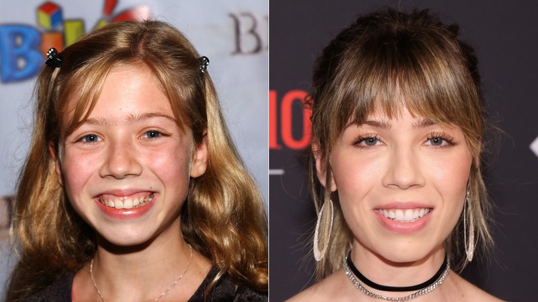 Jennette McCurdy in 2004 and in 2022.