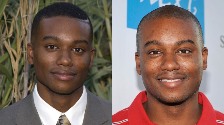 Kasan Butcher attending events in 2003 and in 2008.