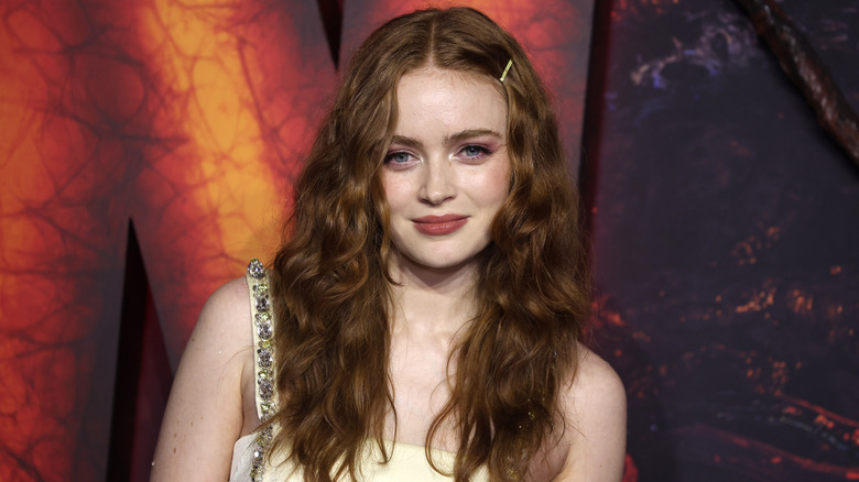 Sadie Sink attends a Stranger Things event