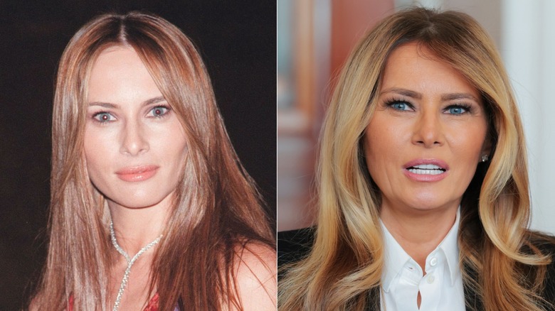 Melania Trump in the 2000s and February 2026