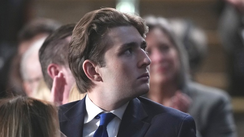 Barron Trump attends the State of the Union address at the US Capitol in Washington, DC (2026)