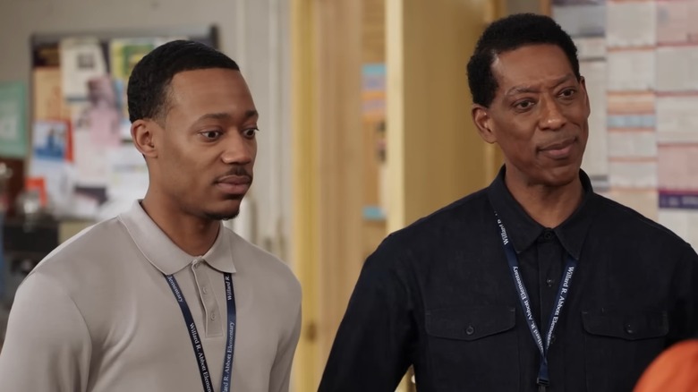 Tyler James Williams and Orlando Jones in Abbott Elementary