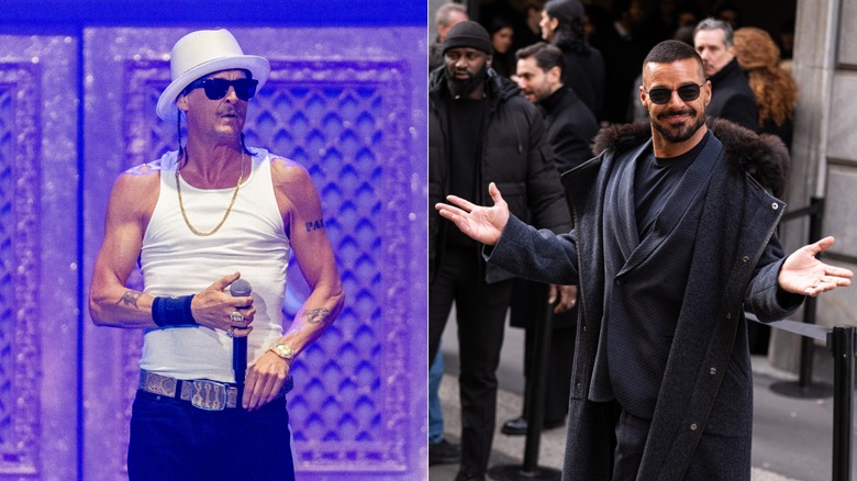 Side-By-Side Pics Of Kid Rock & Ricky Martin Had The Same Shady Thing On Everyone's Lips