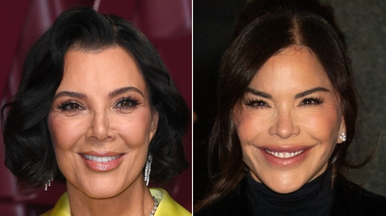 Split image of Kris Jenner (2025) and Lauren Sánchez Bezos (2025)
