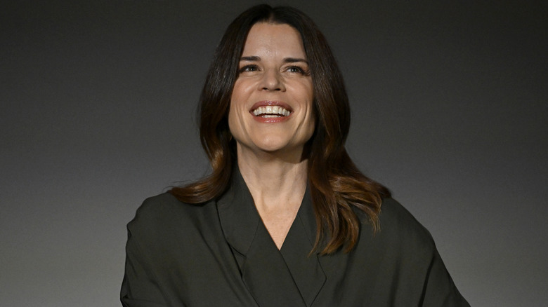 Neve Campbell smiling