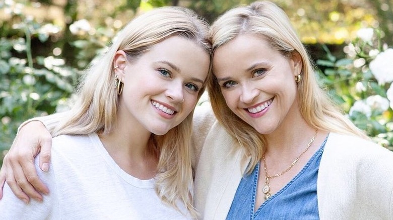 Reese Witherspoon and daughter Ava Phillippe smile in this photo posted in September 2020