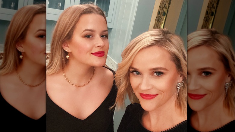 Reese Witherspoon and daughter Ava Phillippe smile for camera in this photo shared in December 2019