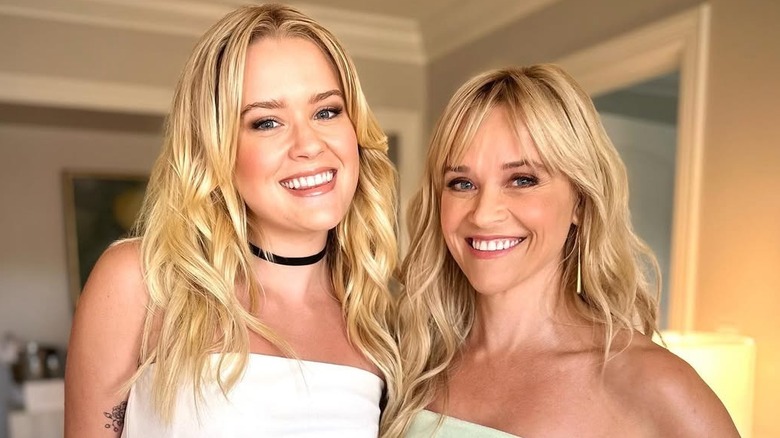 Reese Witherspoon and daughter Ava Phillippe pose together in September 2023