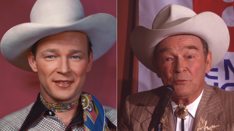 Roy Rogers in 1940 and 1986