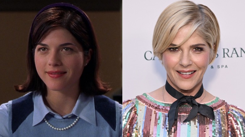Two photos. The first is of Selma Blair in Legally Blonde. The second is Selma Blair in 2026.