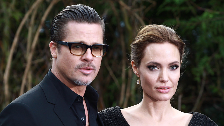 Brad Pitt and Angelina Jolie. 