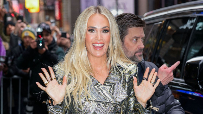 Carrie Underwood spotted out in New York City in March 2025