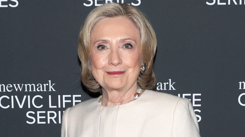 Hillary Clinton in New York City in 2025