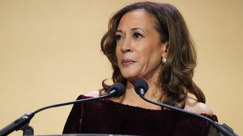 Kamala Harris speaks at the 2025 Congressional Black Caucus Foundation annual Legislative Conference Phoenix Awards dinner