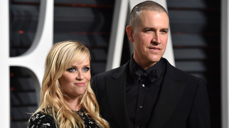 Reese Witherspoon and Jim Toth smiling