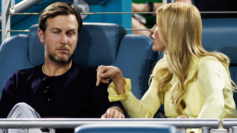 Jared Kushner and Ivanka Trump at the 2024 Miami Open