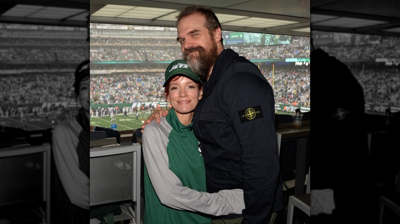 Lily Allen and David Harbour in September 2024