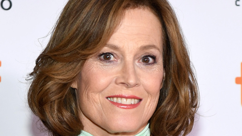 Close up of Sigourney Weaver