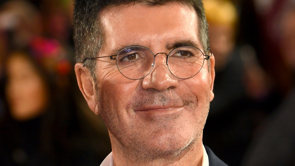 Simon Cowell on the red carpet 