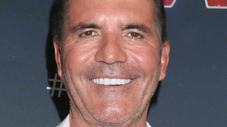 Simon Cowell smiling